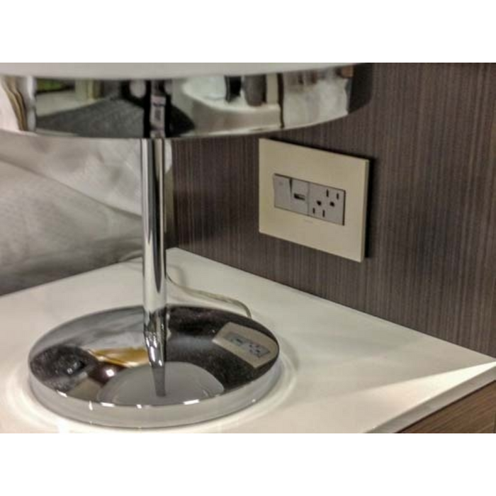 Adorne ASPD1531 Half Size Paddle Switch with Microban, Single-Pole/3-Way, 120/277V