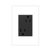 Adorne ARTR153 15A Dual Tamper-Resistant Plus-Size Outlet, 125V - Graphite