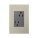 Adorne ARTR153 15A Dual Tamper-Resistant Plus-Size Outlet, 125V - Magnesium