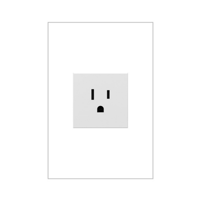 Adorne ARTR151 15A Single Tamper-Resistant Outlet, 125V - White
