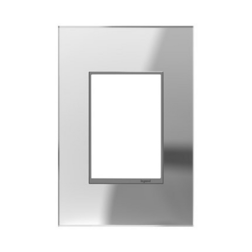 Adorne AWM Screwless Wall Plate, Mirror - 1+ Gang
