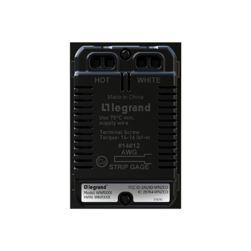 Adorne WNAL24 Wired Remote Smart Switch with Netatmo, SofTap, 120V, White