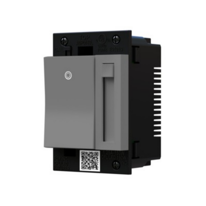 Adorne ADPD153L 150W Paddle LED Advanced Dimmer with Microban, 120V - Magnesium