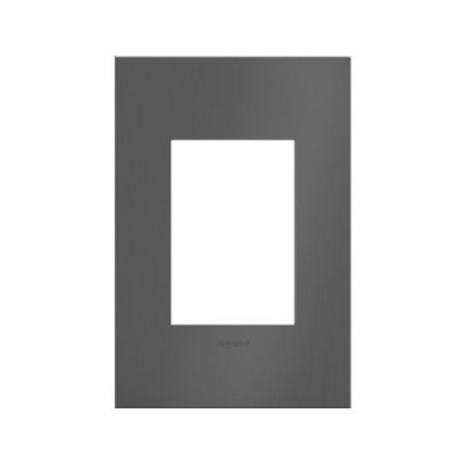 Adorne AWC Screwless Wall Plate, Brushed Black Nickel - 1+ Gang