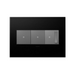Adorne AWP Screwless Wall Plate with Microban, Graphite