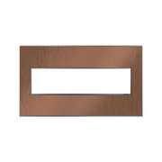 Adorne AWM Screwless Wall Plate, Copper - 4 Gang