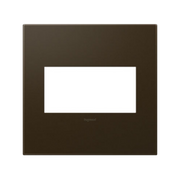 Adorne AWP Screwless Wall Plate with Microban, Bronze - 2 Gang
