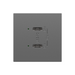 Adorne ARUSB30PD 30W Ultra-Fast Plus Power Delivery USB Type-C/C Outlet Module - Magnesium