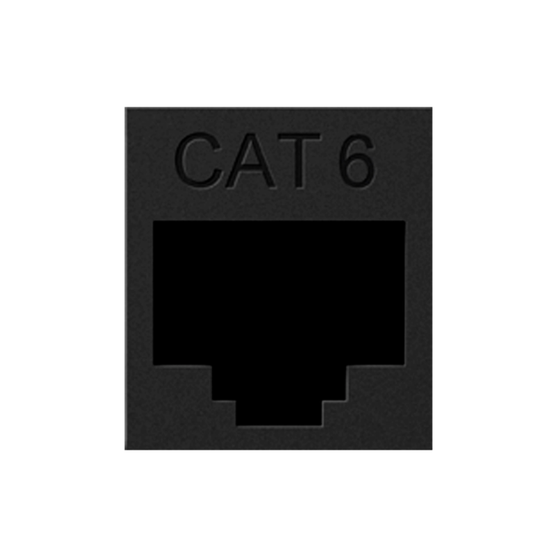 Adorne AC6RJ45 Cat 6 RJ45 Data Insert - Graphite