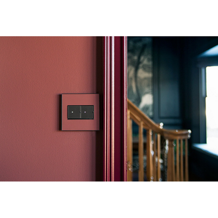 Adorne AWM Screwless Wall Plate, Custom with Magnesium Trim