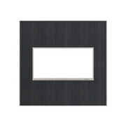 Adorne AWM Screwless Wall Plate, Rustic Grey - 2 Gang