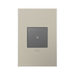 Adorne AWC Screwless Wall Plate, Satin Nickel - 1 Gang