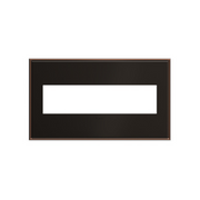 Adorne AWC Screwless Wall Plate, Oil-Rubbed Bronze - 4 Gang