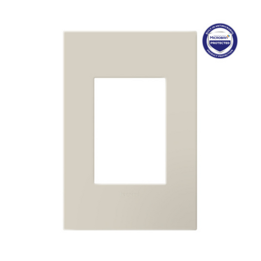 Adorne AWP Screwless Wall Plate with Microban, Oatmeal - 1+ Gang