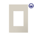 Adorne AWP Screwless Wall Plate with Microban, Oatmeal - 1+ Gang