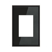 Adorne AWC Screwless Wall Plate, Black Nickel - 1+ Gang