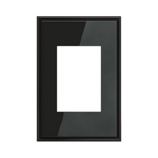 Adorne AWC Screwless Wall Plate, Black Nickel - 1+ Gang