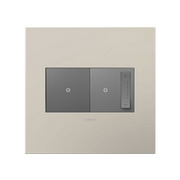 Adorne AWP Screwless Wall Plate with Microban, Greige - 2 Gang