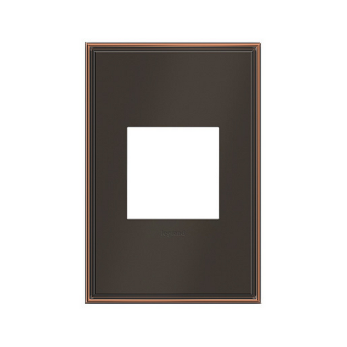 Adorne AWC Screwless Wall Plate, Oil-Rubbed Bronze - 1 Gang