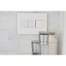 Adorne AWP Screwless Wall Plate with Microban, Gloss White on White
