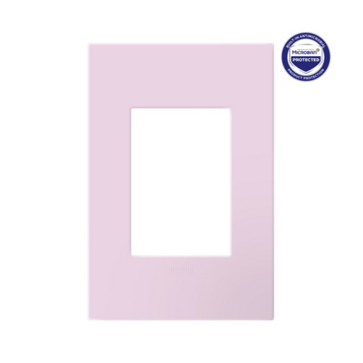 Adorne AWP Screwless Wall Plate with Microban, Rosa - 1+ Gang