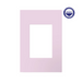 Adorne AWP Screwless Wall Plate with Microban, Rosa - 1+ Gang