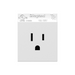 Adorne ARTR151 15A Single Tamper-Resistant Outlet, 125V - White