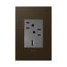 Adorne AWP Screwless Wall Plate with Microban, Bronze - 1+ Gang