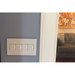 Adorne AWP Screwless Wall Plate with Microban, Gloss White on White