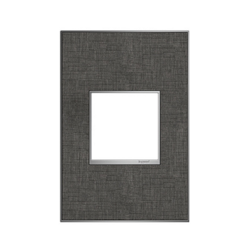 Adorne AWM Screwless Wall Plate, Slate Linen - 1 Gang