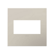 Adorne AWP Screwless Wall Plate with Microban, Greige - 2 Gang