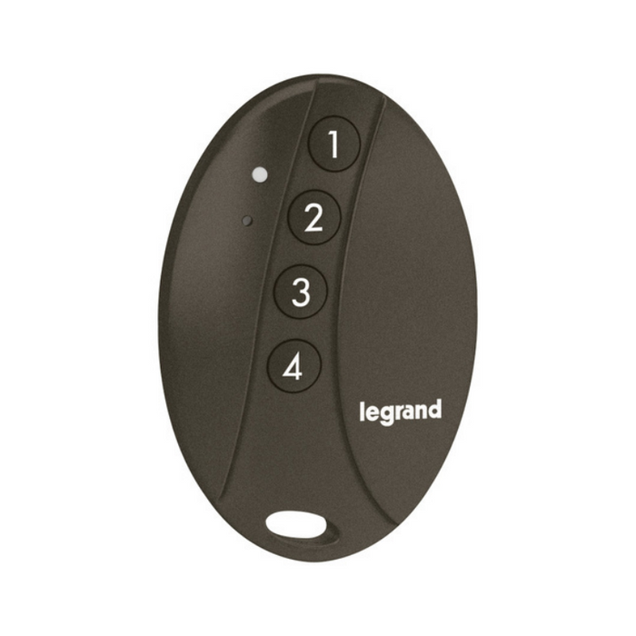 Adorne 067695 4-Scene Pocket Remote Control with Netatmo, Black