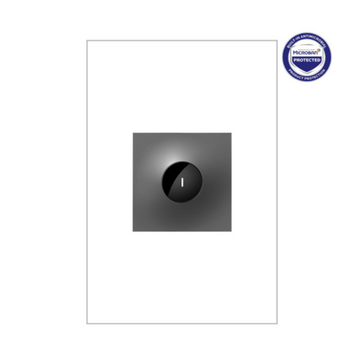 Adorne ASWV2032 Wave Switch with Microban, 20A, 120V - Magnesium