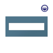 Adorne AWP Screwless Wall Plate with Microban, Mystic - 5 Gang