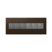 Adorne AWP Screwless Wall Plate with Microban, Bronze - 6 Gang
