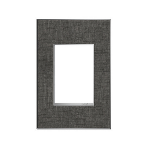 Adorne AWM Screwless Wall Plate, Slate Linen - 1+ Gang