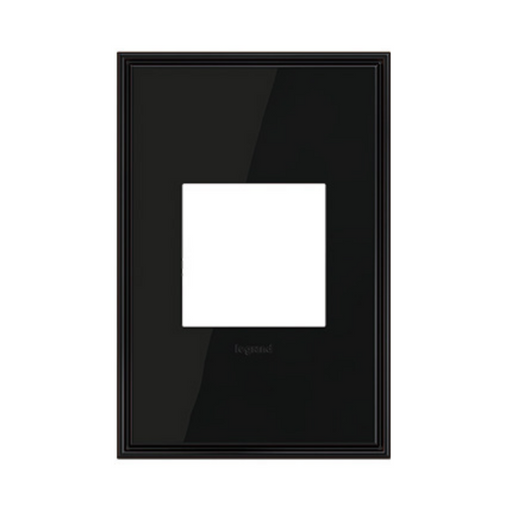 Adorne AWC Screwless Wall Plate, Black Nickel - 1 Gang