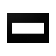 Adorne AWP Screwless Wall Plate, Black Ink - 3 Gang