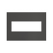 Adorne AWC Screwless Wall Plate, Brushed Black Nickel - 3 Gang