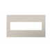 Adorne AWP Screwless Wall Plate with Microban, Greige - 4 Gang