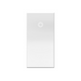Adorne ASPD1531 Half Size Paddle Switch with Microban, Single-Pole/3-Way, 120/277V - White