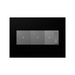Adorne AWP Screwless Wall Plate, Black Ink - 3 Gang