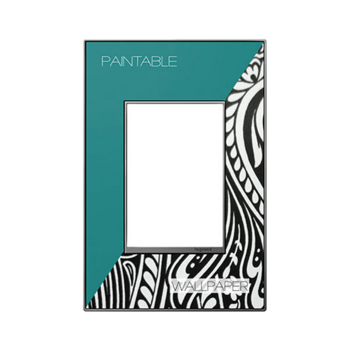 Adorne AWM Screwless Wall Plate, Custom with Magnesium Trim - 1+ Gang