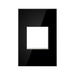 Adorne AWM Screwless Wall Plate, Mirror Black - 1 Gang