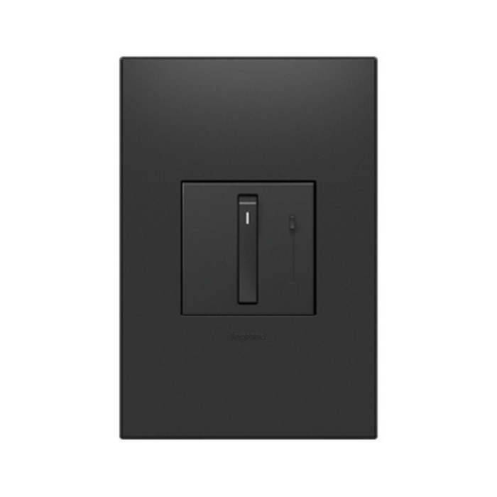 Adorne ADWR703TU Whisper Tru-Universal Dimmer with Microban, 120V - Graphite