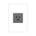 Adorne ARTR151 15A Single Tamper-Resistant Outlet, 125V - Magnesium
