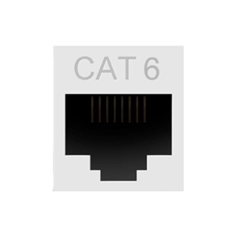 Adorne AC6RJ45 Cat 6 RJ45 Data Insert - White