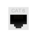 Adorne AC6RJ45 Cat 6 RJ45 Data Insert - White