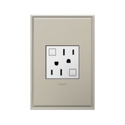 Adorne AGFTR2152 Tamper-Resistant 15A Duplex Self-Test GFCI Receptacles, 125V - White