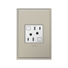 Adorne AGFTR2152 Tamper-Resistant 15A Duplex Self-Test GFCI Receptacles, 125V - White